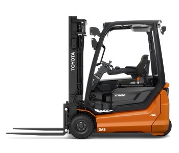 Tříkolový elektrický vysokozdvižný vozík Toyota Traigo48 z boku