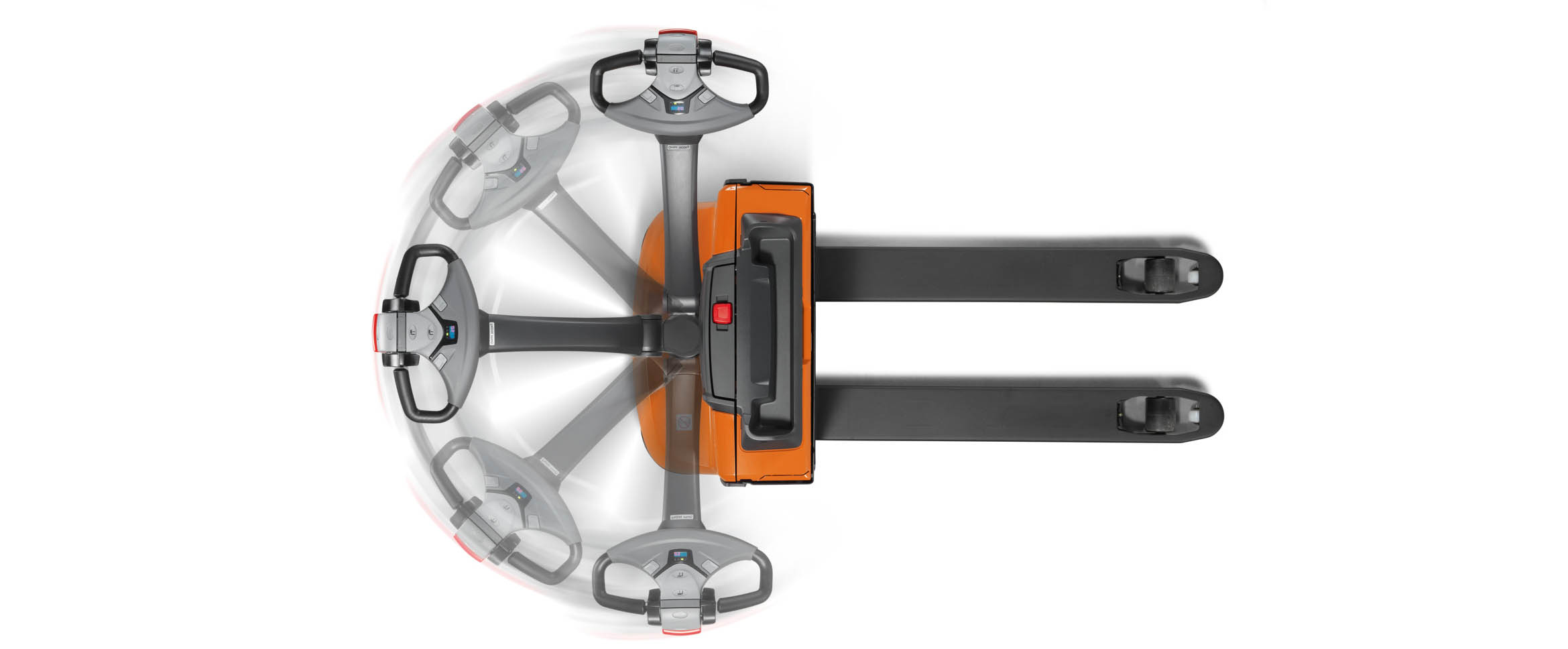 Úhel řízení motorového paletového vozíku Toyota BT Levio LWE160