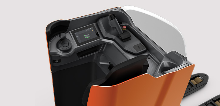 Motorový paletový vozík LSI Toyota BT Levio s ergonomickým prostorem pro obsluhu