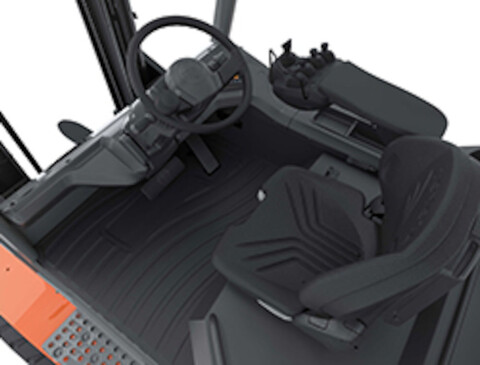 Plně plovoucí kabina řidiče